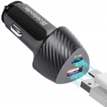 Autolaadija 30W USB-C PD QC3.0, Automobilinis įkroviklis 30W USB-C PD QC3.0