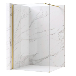 Du&scaron;isein Rea Flexi Transparent 120 Brushed Gold 120X120X195CM