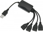Usb Hub 4 porti, 2.0, must