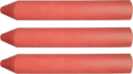 Punased tehnilised pliiatsid, 13 x 85 mm, 3 tk.