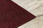 Vaip Gin 200x300 cm punane mustade triipudega, raudona