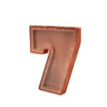 Medoyoh puidust rahakassa numbriga 7 (23 cm)