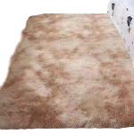 Tie Dye Pehme Vaip, Fluffy Libisemisvastane Vaip, Zha-khaki