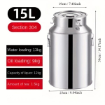 roostevabast terasest anum, Itin storas 15L skersmuo 25*auk&scaron;tis 36cm304 nerūdijantis plienas