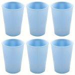 Plastikust tassid, 6 tk,, Mėlyna