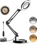 Hutact LED-valgustuse ja 10x suurendusega laualamp