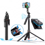 Telefonihoidja Gimbal TT07 kaameraga otse&uuml;lekannete jaoks, selfikepp, statiiv, 360&deg; j&auml;lgimisfunktsioon