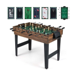 10-&uuml;hes M&auml;ngulauakomplekt 127 cm Pruun, 10-in-1 Žaidimų Stalo Komplektas 127 cm Rudas