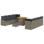 vidaXL Aia Diivanikomplekt padjaga ladustamisega 11 pcs Hall