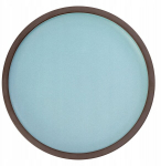 Choco flat 20,5 cm taldrik, sinine