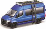 Toidu "n&auml;dalavahetuse" Mercedes-benz Sprinter jalgrattaga, sinine