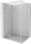 Mexen Lunar L Duo vasakpoolne hingedega du&scaron;ikabiin 120 x 85 cm, l&auml;bipaistev, harjatud nikkel - 834L-120L-085P-97-00