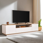 TV-alus Veramont, pruun/valge