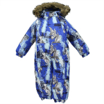 Huppa Laste talvekombe KEIRA, blue pattern, 68