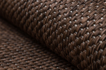 Sion Sisal &uuml;mmargune 120 cm lame kootud pruun vaip, ruda