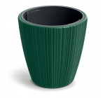 Laineplastist pott koos sisendiga roheline 47cm Oro