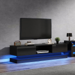 TV aluskapp LED-valgusega, 160x35x40,5 cm, 2 sahtlit, 60 tolli, 1 tk