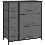 Sahtlikapp, 7 riidest kasti, metall, 63,5x30x71cm, 1 tk