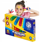 Plastiliin Astra 10 v&auml;rvi lastele