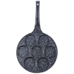 Munapann graniidist 7 auguga Grande 27 cm Orion, Keptuvė kiau&scaron;iniams granitinė 7 formos GRANDE 27 cm