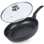Graniidist praepann klaasist kaanega Grande 28 cm Orion