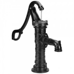 K&auml;sipump, Antiikne kaevupump, 43x16x65 cm, Must, Malm