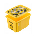 Keeeper Ladustamiskarp Loodus 30L Karolina &ldquo;Minions Mosaic&rdquo; 0612238205361, 30L, 45x35x27cm, PP plastmass, ruumi s&auml;&auml;stev disain