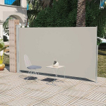 Kokkupandav varikatus terrassile 160 x 300 cm, naturaalvalge
