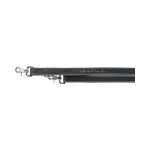 Reguleeritav nahast kaelarihm Trixie Rustic Heartbeat, M-L 2m/20mm, must