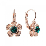 Naiste k&otilde;rvar&otilde;ngad Diamond Sky &bdquo;Colorful Splendor (Emerald)" koos Swarovski kristallidega DS02A486