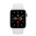 Nutikell Apple Watch Series 5 40 mm Aluminium GPS Silver (uuendatud, seisukord A), h&otilde;bedane