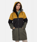 Huppa Naiste kevad-s&uuml;gis parka HANKA, autumn gold/ dark green