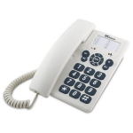 Teleskooptelefon Telecom 3602 - Valge - Suured nupud