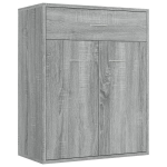 vidaXL puhvetkapp, hall Sonoma tamm, 60 x 30 x 75 cm, tehispuit