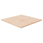 vidaXL ruudukujuline lauaplaat, 80 x 80 x 2,5 cm, t&ouml;&ouml;tlemata tammepuit
