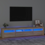 VidaXL telerialus LED-tuledega, pruun