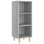 vidaXL puhvetkapp, hall, Sonoma tamm, 34,5 x 32,5 x 90 cm, tehispuit
