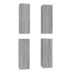 VidaXL kapid 4 tk, hall, tehispuit