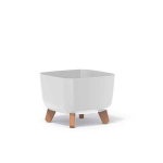 Lillepott Prosperplast Gracia Square DGQL240-S449, valge