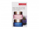 N&auml;onahahoolduskomplekt Clarins - Multi-Active Partners: p&auml;evakreem, 50 ml + &ouml;&ouml;kreem, 50 ml