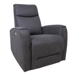 Tugitool BUSTER elektriline recliner, pruunikashall
