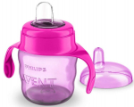 Silikoontilaga pritsmekindel pudel Philips Avent Premium SCF551/03 200 ml, 6 kuud+, roosa