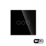 WiFi kolme ahela puutetundlik l&uuml;liti, must 600W