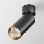 Maytoni Tehniline laevalgusti Focus LED C055CL-L12B3K-W-B Must