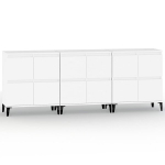 vidaXL puhvetkapid 3 tk, valge, 60 x 35 x 70 cm, tehispuit