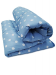 Laste tepitud villane tekk All Seasons blue, 100x140 cm