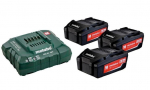 Metabo akupakk 3x5,2Ah + ASC laadija 30-36 V