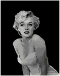 Maalimiskomplekt numbrite j&auml;rgi Marilyn Monroe 40x50