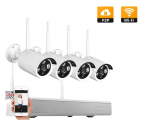 WiFi CCTV kaameras&uuml;steemi komplekt, komplekt UKC 3340KIT, 4 kanalit