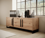 Madal kapp ADRK Furniture Aria, pruun/must